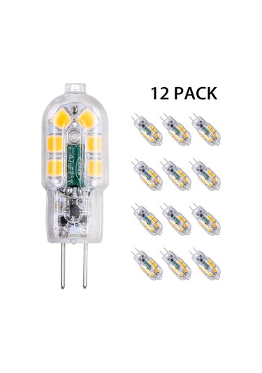 Youtek Tomshine 12'li G4 Led Ampul Seti - 3w Enerji Tasarruflu, 30000 Saat Ömür, Sıcak Beyaz Işık