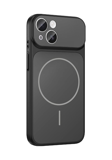 İphone 13 Kılıf M-safe Şarj Özellikli Kamera Korumalı Formen Kılıf Siyah