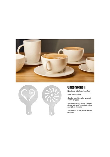 Cappuccino Kalıp / Fantezi Kahve Kalıp / Kahve Kalıp, 4 Paket Style 1 Diğer