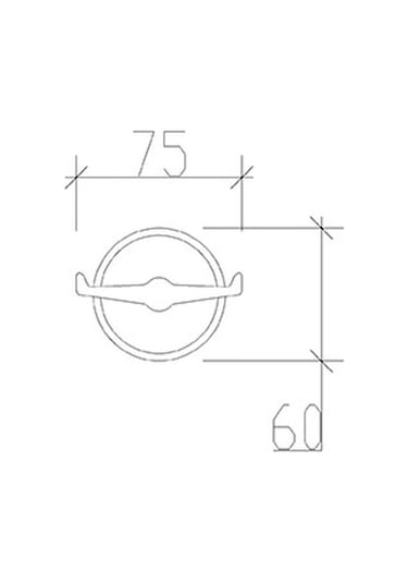 Tema Solo Bornoz Askılık Ikili 71423 Çok Renkli