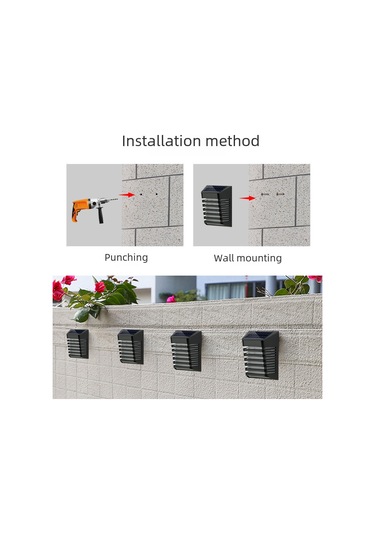 Mufunye Ev, Bahçe Ve Duvar İçin Su Geçirmez Güneş Enerjili Aydınlatma Lambası - 6-12 Saat Sürekli Işık, Kolay Kurulum Yh0613