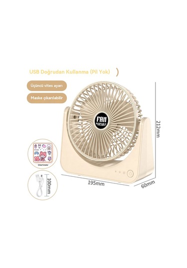 Üç Hızlı Ayarlanabilir, Yüksek Güçlü, Taşınabilir Fan-koyu Yeşil