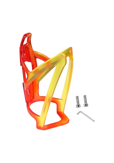 Suntek Bisiklet Su Şişesi Tutucu Ultralight Su İçecek Tutucu Kırmızı - Sarı