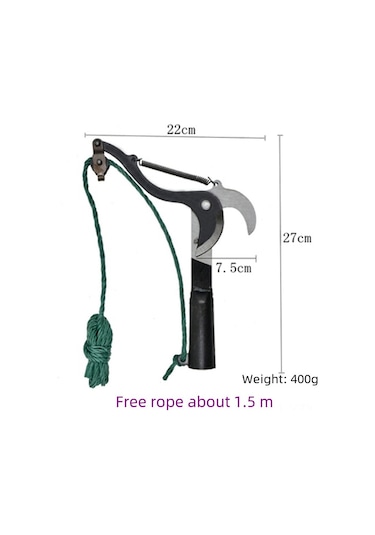 Yaozixa Yüksek Dal Kesici Meyve Hasat Aleti - Tellerli Bahçe Budama Aracı, Kolay Kullanım, Dayanıklı Malzeme İle Zirve Kesim