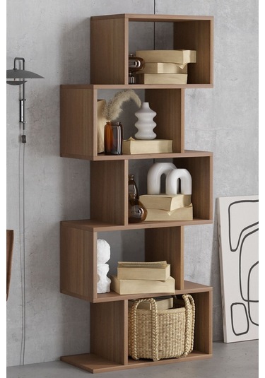 Decormet Meriç Kitaplık Ceviz Diğer