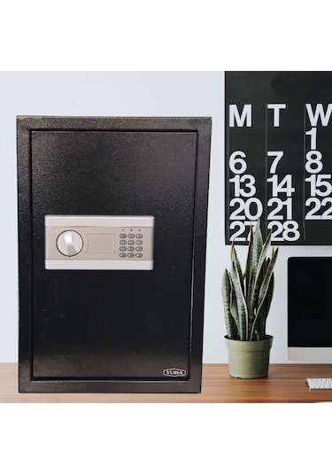 Yuma Ym-801-xxl Elektronik Şifreli Ve Anahtarlı Çelik Kasa