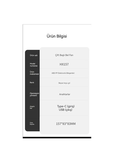 Jian Fan Çok Fonksiyonlu Taşıma-onçiftçi Başlı Bel Fanlı Çok Renkli