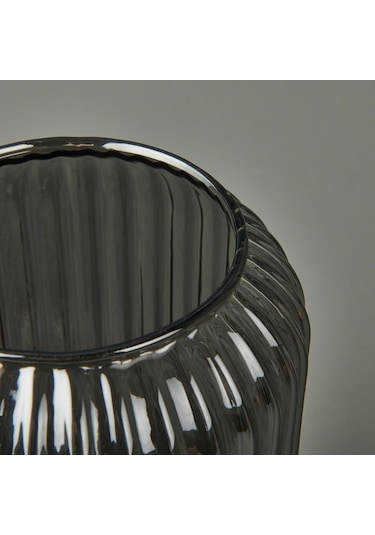 Evidea Deco Line Vazo - Füme - 20 Cm Füme