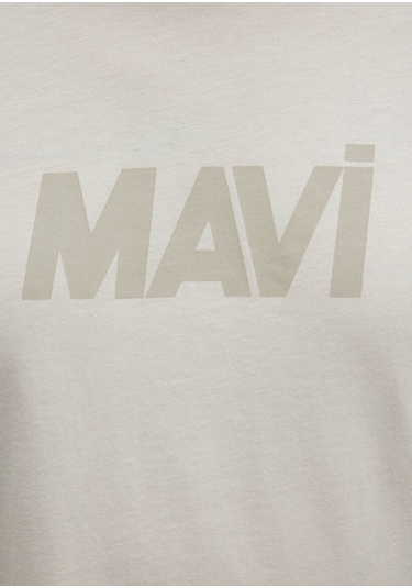 Mavi Logo Kum Erkek T-shirt M0612896-70134 Kum