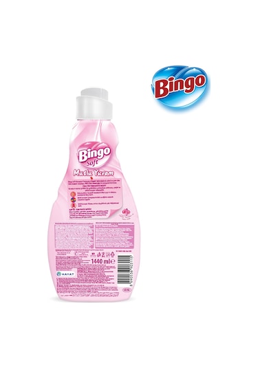 Bingo Soft Mutlu Yuvam Konsantre Çamaşır Yumuşatıcısı 6 x 1440 ML