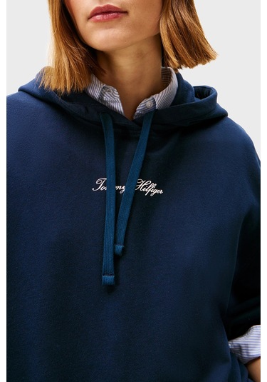 Tommy Hilfiger Bayan Sweat Ww0ww48270 C1g Lacivert Lacivert