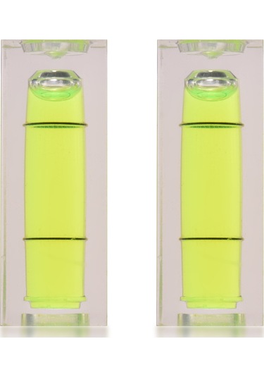 Vkemall Mini Sevgi Seviyesi, Platın Radyo Çarkı Ve Başlık Kabı Seviyesi Ölçümü İçin 2 Adet Kare Baloncuk Seviyesi