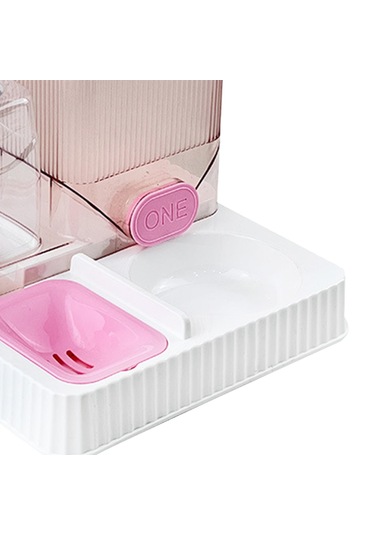 Suntek Otomatik Kedi Tiryakisi Besleyici Pet Içme Kasesiz-pembe