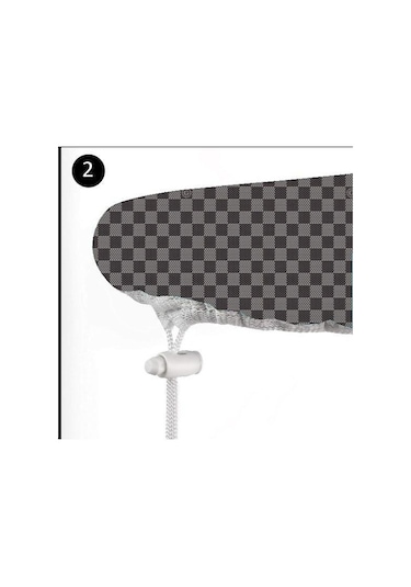 King Ütü Masası Kılıfı Gri 52 x 140