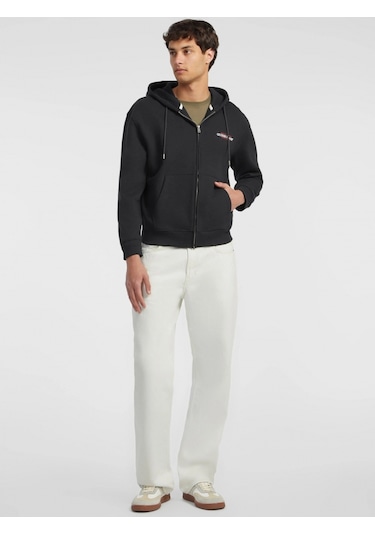 Guess Jeans Erkek Siyah Sweatshirt M4yq27k9v31-jblk Siyah