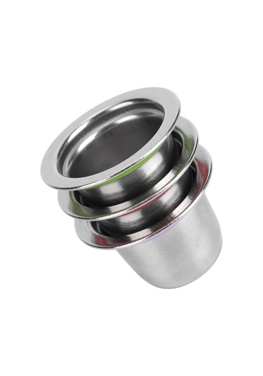 Kangvka 3'lü Paslanmaz Çelik Yeniden Doldurulabilir Kahve Kapsülü Seti - Mor+kırmızı+yeşil - Nespresso Uyumlu Diğer