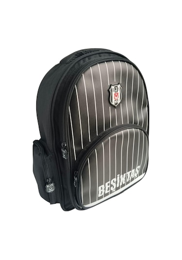 Beşiktaş Çubuk Desenli Suni Deri Okul Sırt Çantası 25352 Desenli