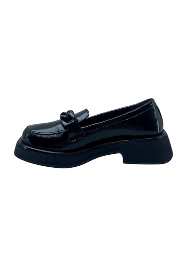 Albini 2610556r Hakiki Rugan Deri Loafer Ayakkabı Siyah