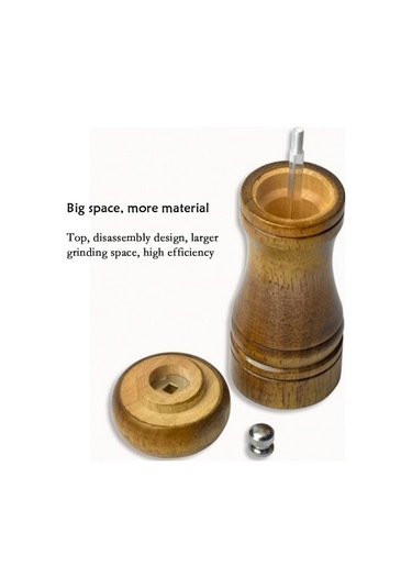 Cbtx Klasik Ahşap Baharat Değirmeni