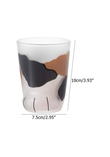 Aşk Kedi Pençesi Cam, Kaplan Pençesi Kupası Ofis Kahve Kupası