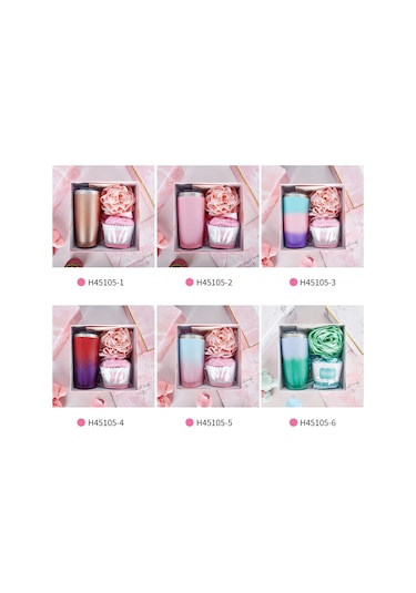 Tenfowee Termal Kahve Bardağı Seti: 20oz Kapaklı, Çorap, Banyo Topu Ve Straforlu Lüks Hediye Paketi