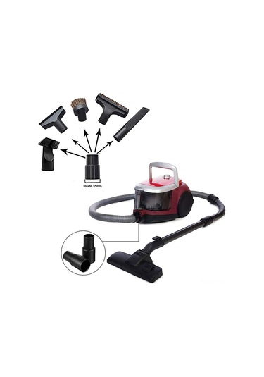 Teltree Philips Ve Diğer Markalar İçin 6'li Vakum Başlığı Seti - 32/35mm Uyumlu