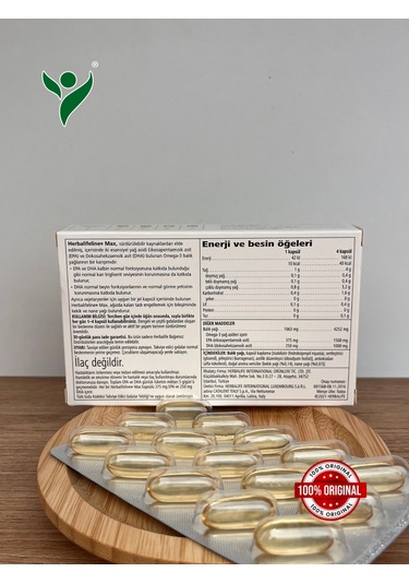 Herbalife Herbalifeline Max Omega 3 - Balık Yağı 30 Kapsül