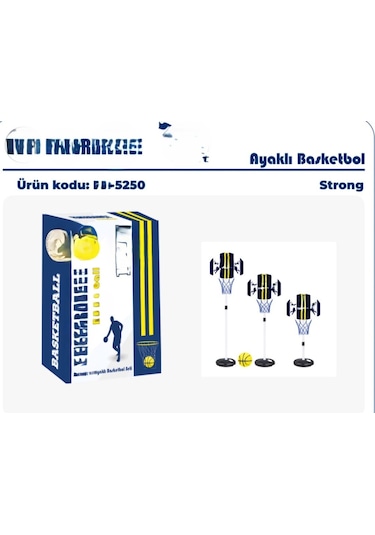 5250 Sarı Lacivert Basketbol Potası