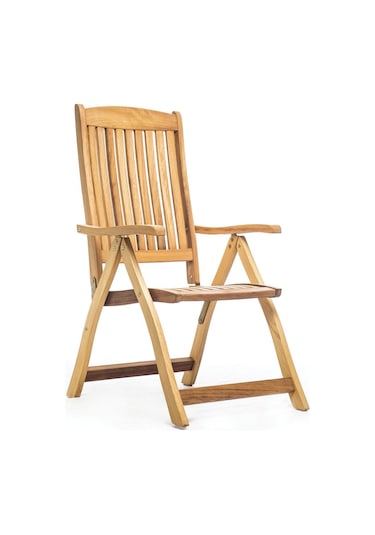 Rehome Salt İroko Katlanabilir Sandalye Kahverengi