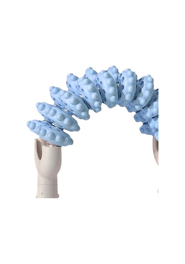 Suntek Bacak Kas Silindiri 20 Tekerlek Tenis Dirseği İçin Beyaz Mavi Beyaz - Mavi