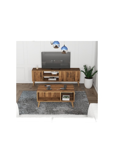 Set 1582-2072 Exxen Tv Ünitesi + Exxen Orta Sehpa - Hat Rengi