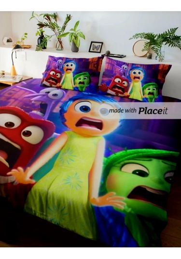 Özel Tasarım Çift Kişilik Nevresim Takımı 240x260 Cm Pamuk Saten9 Renkli