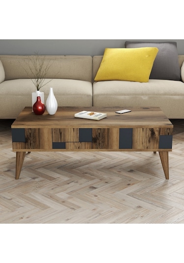 Variant Madrid Orta Sehpa - Ceviz / Antrasit