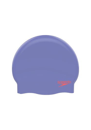 Speedo Moulded Silc Cap Çocuk Silikon Yüzücü Bonesi 8-70990D438 Mor