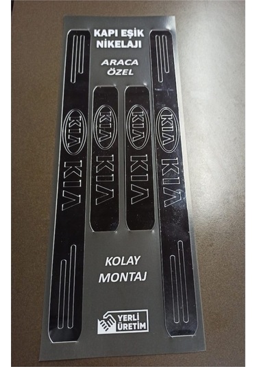 Kia Sportage ile Uyumlu Kapı Eşiği ve Kapaklı Numaratör (Park Tel)