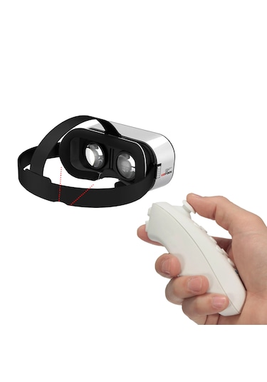 Microcase Vrpark V5 3D Sanal Gerçeklik Gözlüğü + VR Bluetooth Kumanda
