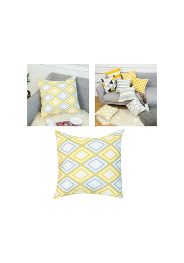 Homyl 18 "geometrik Yastık Kılıfı Kanepe Atmak Minder Stil4