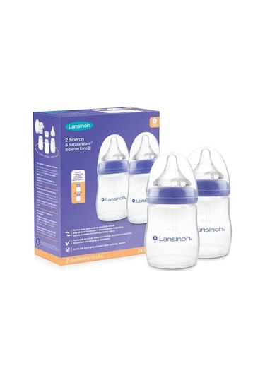Lansinoh Natural Wave Biberon Seti 2x160ml