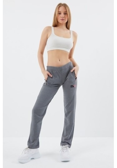 Aymeravm - Likralı Eşofman Alt - Çt3312Ga Gri