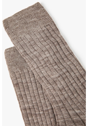 Koton Soket Çorap Kalın Dokulu Yün Karışımlı Kahverengi 4wam80213aa 4WAM80213AA532 Kahve Koton Soket Çorap Kalın Dokulu Yün Karışımlı Kahverengi 4wam80213aa 4WAM80213AA532 Kahve