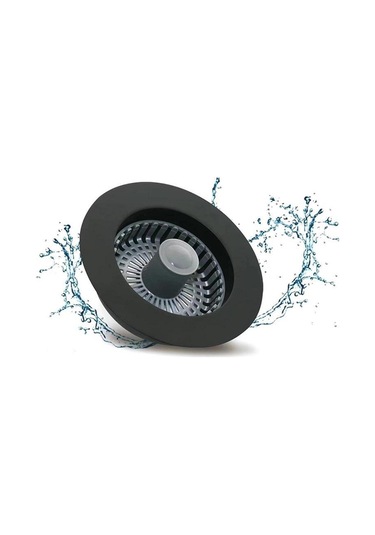 Homyl Mutfak Lavabosu Tahliye Süzgeci Hafif Paslanmaz Koku Siyah