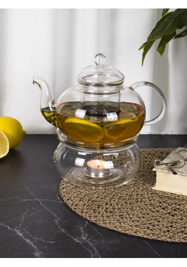 Cnglass Isıtıcı Standlı Demlik Çaydanlık 235582015 Beyaz