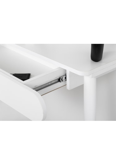 Flora Alize Beyaz Dresuar / Aynalı Dresuar / Çekmeceli Dresuar /antre Dresuar / 90x32 Cm Beyaz