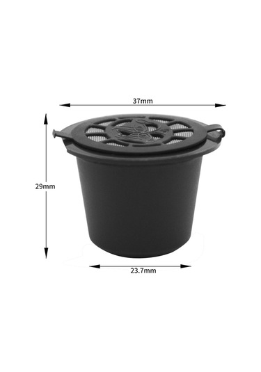 Suntek Nespresso Kahve Makinesi Siyah Için 3 Adet Doldurulabilir