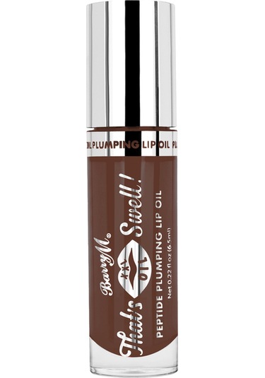 Barry M That's Swell Peptide Dudak Lip Gloss Set Lip Liner Ve Lip Gloss Hazelnut Haze Saf Ve Doğal Kahverengi
