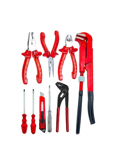 Moonshop  3'lü Tornavida Fort Papağan Pense Maşalı Boru