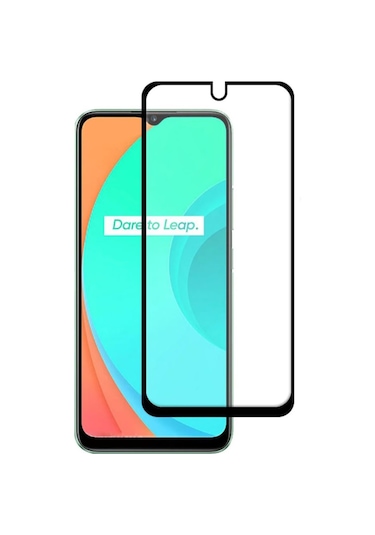 Bufalo Realme C11 - Tam Kaplayan Nano Ekran Koruyucu Siyah