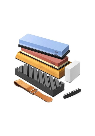 Trendooze Yüksek Seti Profesyonel Parçadan Oluşan Kaliteli Bileme Bıçak 7 Gh