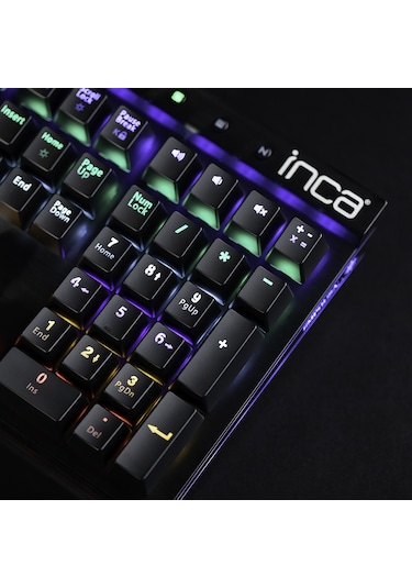 Inca Empousa IKG-441 Usb Kablolu RGB Mekanik Gaming Türkçe Q Klavye
