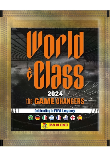 Toyika Panini Lisanslı World Class 2024 Koleksiyon 1 Paket 5 Stickers Çıkartma